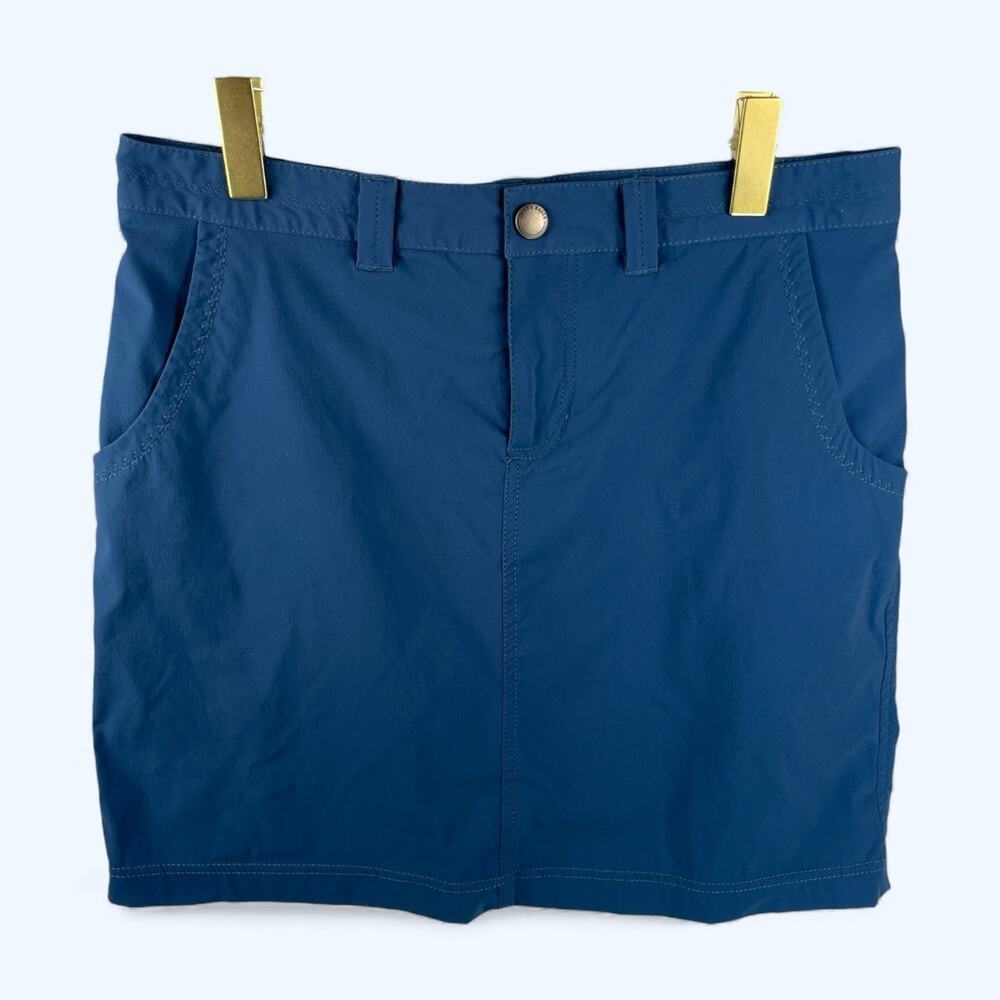 Eddie Bauer Women's Blue Hiking Skort Travex Tall 6
